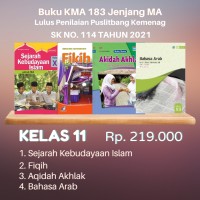 Paket Buku MA KMA 183 Kelas 11