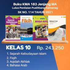 Paket Buku MA KMA 183 Kelas 10
